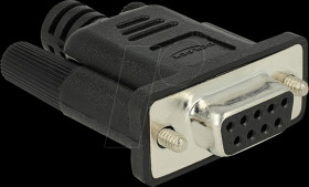 65843 Adapter RS-232 DB9 female Loopback