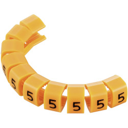 TruComponents 40997 Pre-printed Cable marker 5 OD 4-5.10mm
