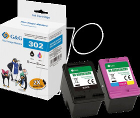 21877 Ink, multipack, 302XL, rebuilt, HP
