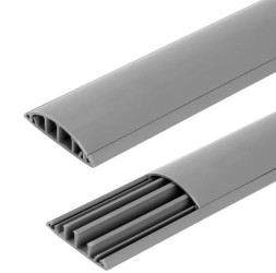 Listwa maskująca przewody TV maskownica uniwersalna napodłogowa naścienna 75x18mm szara 2m