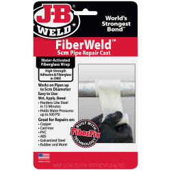 J-B Weld 38260UK FiberWeld&#x2122; Pipe Repair Cast 5 x 152cm