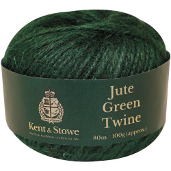 Kent &amp; Stowe 70100800 Jute Twine Green 80m (100g)