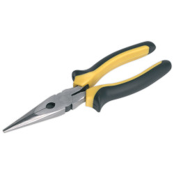 Siegen S0812 Long Nose Pliers Comfort Grip 200mm