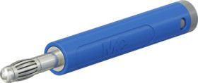 4 mm plug, crimp connection, 1.0 mm², blue, 64.2052-23
