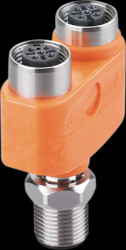 Y splitter, 3 x M12 for sensors, EBT010