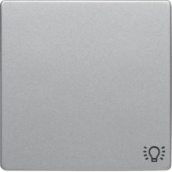 Q.1/Q.3 Klawisz z nadrukiem symbolu światło do łącznika 1-klawiszowego alu aksamit lakierowany 16206044