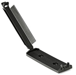 Flat cable clip, PA, black, self-adhesive, (L x W x H) 31 x 25 x 14.8 mm, 151-03679