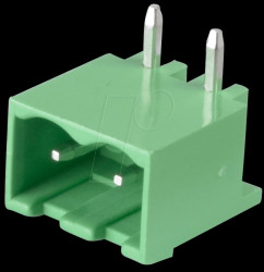 CTB9359/2 Pin header - 2-pin, pitch 5.08 mm, 90°