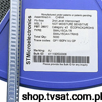 SMAJ15CA-TR 15V Transient Volt Bidirect SMD-DO214AC STM
