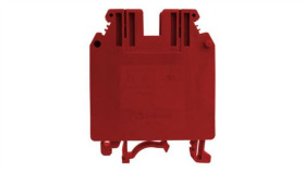 Złączka Szynowa Przelotowa Czerwona Śrubowa 35Mm2 1P Vde Ul 7372