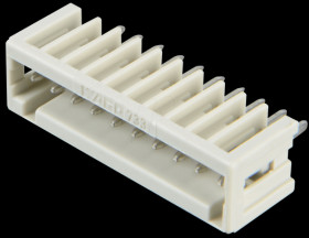 733-340 Print pin header, micro, RM 2.5, straight, 10-pin