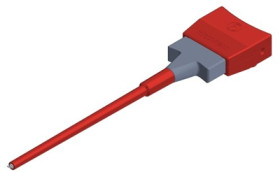 Clamp test probe, red, max. 4 mm, L 148 mm, CAT O, socket 4 mm, 973053101
