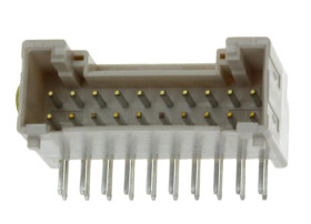 Listwa stykowa PCB 20-pinowe PUD raster: 2 mm Kąt prosty 2-rzędowe JST Otwór przelotowy 250 V W osłonie