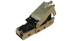 Wtyk Rj45 Stp Kat.6A 10G Poe+, Beznarzędziowy Na Gruby Drut 22-24 Awg Alantec...