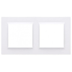 Ramka podwójna SIMON 10 biała Kontakt Simon CR2/11