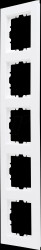 402932004 HK07 - 5-way cover frame, Arctic white matt