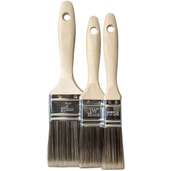 Faithfull 75005003 Tradesman Synthetic Paint Brush Set, 3 Piece