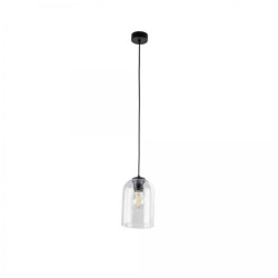 Lampa wisząca ze szklanym, przezroczystym kloszem 1xE27 MOLLY TRANSPARENT 1 10300 TK Lighting