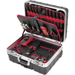 Cimco 170532 Lehrlingskoffer Trolley Tool Box 4-Way Telescopic Rollers