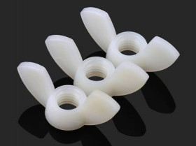 Nakrętka; KLS8-0343-HNT-M3; M3; 8mm; nylon; motylkowa; KLS