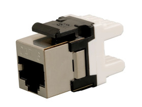 Keystone Solarix CAT6 STP RJ45 czarny ekranowany SXKJ-6-STP-BK