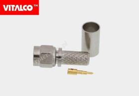 Wtyk SMA Zaciskany H155 Vitalco