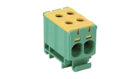 Blok Rozdzielczy - Odgałęźny 2 - Polowy 2,5-35Mm2 Żółto-Zielony Montaż Płaski...