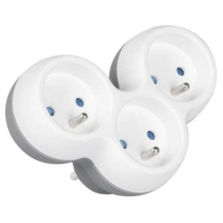 Rozgałęźnik sieciowy 3 GN z uziemieniem LB0166-3 LIBOX