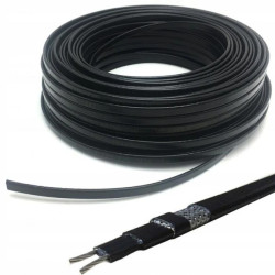Przewód grzejny kabel grzewczy samoregulujący ZBROJONY 230V 13mm 35W/m /100m rolka/