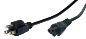 Przewód zasilający USA AC-US IEC C5 2,5A - POSAC-C5US18 czarny 1,8m