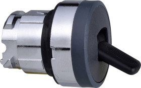 Schneider Electric ZB4BD48 ZB4BD48 Element czołowy przełącznika wyboru resetowalny (Ø) 22 mm chrom, czarny 1 szt.