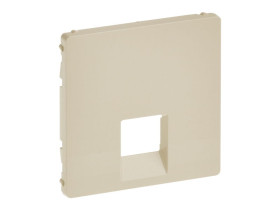 VALENA LIFE Plakietka gniazda 1 x RJ 45 kat.6a UTP kremowa 755411 LEGRAND