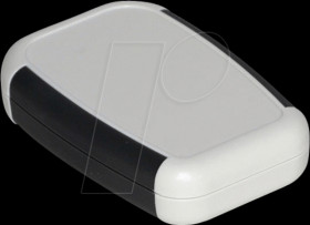 1553CGY Plastic housing, 1553 C, 117 x 79 x 32 mm, light gray / gris fon