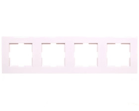 Karre Ramka 4-Krotna, Kolor Biały / 90960263