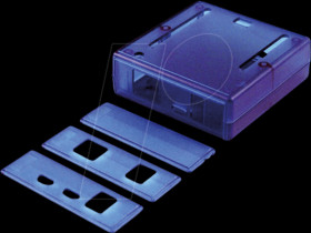 1593HAMARTBU Housing for Arduino Leonardo 74 x 75 x 27 mm blue