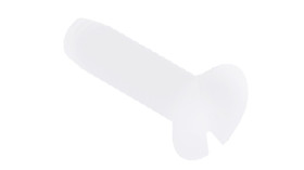 Śruby maszynowe M3 łeb z łbem stożkowym Nylon długość 10.0mm skok 0.50mm