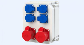 Rozdzielnica stacjonarna ECOLINE 2x16A/5P 4GS IP44 90EKO005