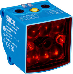 Czujniki fotoelektryczne IO-LINK Prostokątny SICK PNP / NPN zakres 50 mm LED, światło czerwone