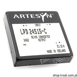 LPD24S15-C DC-DC 36V to 15V 0.66A THT ARTESYN