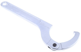 Klucz hakowy Satynowy chrom, materiał: Stal chromowo-wanadowa, Facom