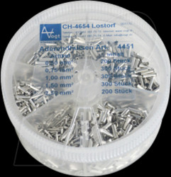 Assortment box, uninsulated, 0.5 - 2.5 mm², set of 1300