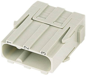 HARTING 09140033002 Wstawka pinowa męska Han® C-Modul 3 + PE śrubowe 1 szt.