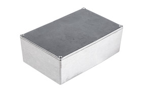 Obudowa Aluminium odlewane szerokość zew. 93,3mm długość zew. 118,9mm wys. zew. 34,2mm RS PRO IP54 Srebrny