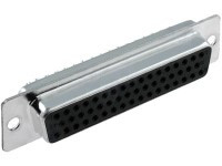 DHS-50-G Gniazdo trójrzędowe lutowane na kabel pin 50