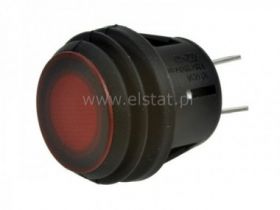 Przeł. kołys.hermet. chwil.OFF-( ON ) okrągły