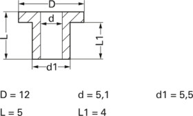Semiconductor insulating bush, SON2785