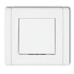 FLEXI Łącznik jednobiegunowy biały FWP-1