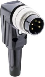 Złącze okrągłe DIN WSV 71 Lumberg WSV 71 złącze męskie kątowe Ilość styków: 7 srebrny 1 szt.