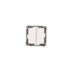 Łącznik podwójny świecznikowy TW5.01/111 biały mat Simon55 Kontakt-Simon