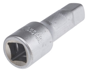 Nasadka, Matowe, Stal chromowo-wanadowa, rozm: 1/2 cala, typ: Kwadratowy, Przedłużka, dł: 75 mm